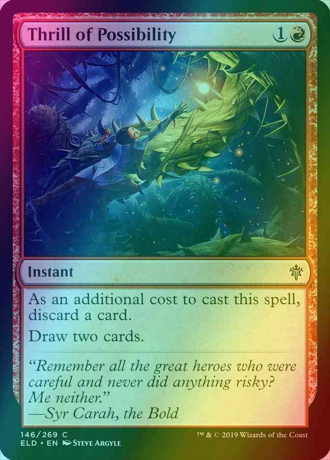 Thrill of Possibility [146] [Throne of Eldraine] [Foil] – Face to Face Games