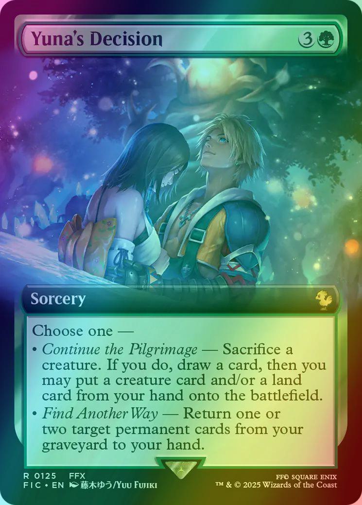 Yuna's Decision