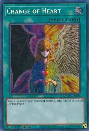 Change of Heart - MAMA-EN078 - Pharaoh Secret Rare - 1st Edition