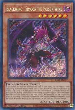 Blackwing - Simoon the Poison Wind - RA01-EN012 - Secret Rare - 1st Edition