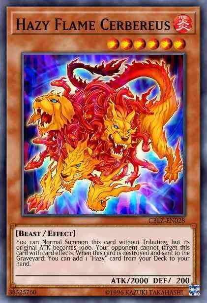 Hazy Flame Cerbereus - CBLZ-EN028 - Common - Unlimited