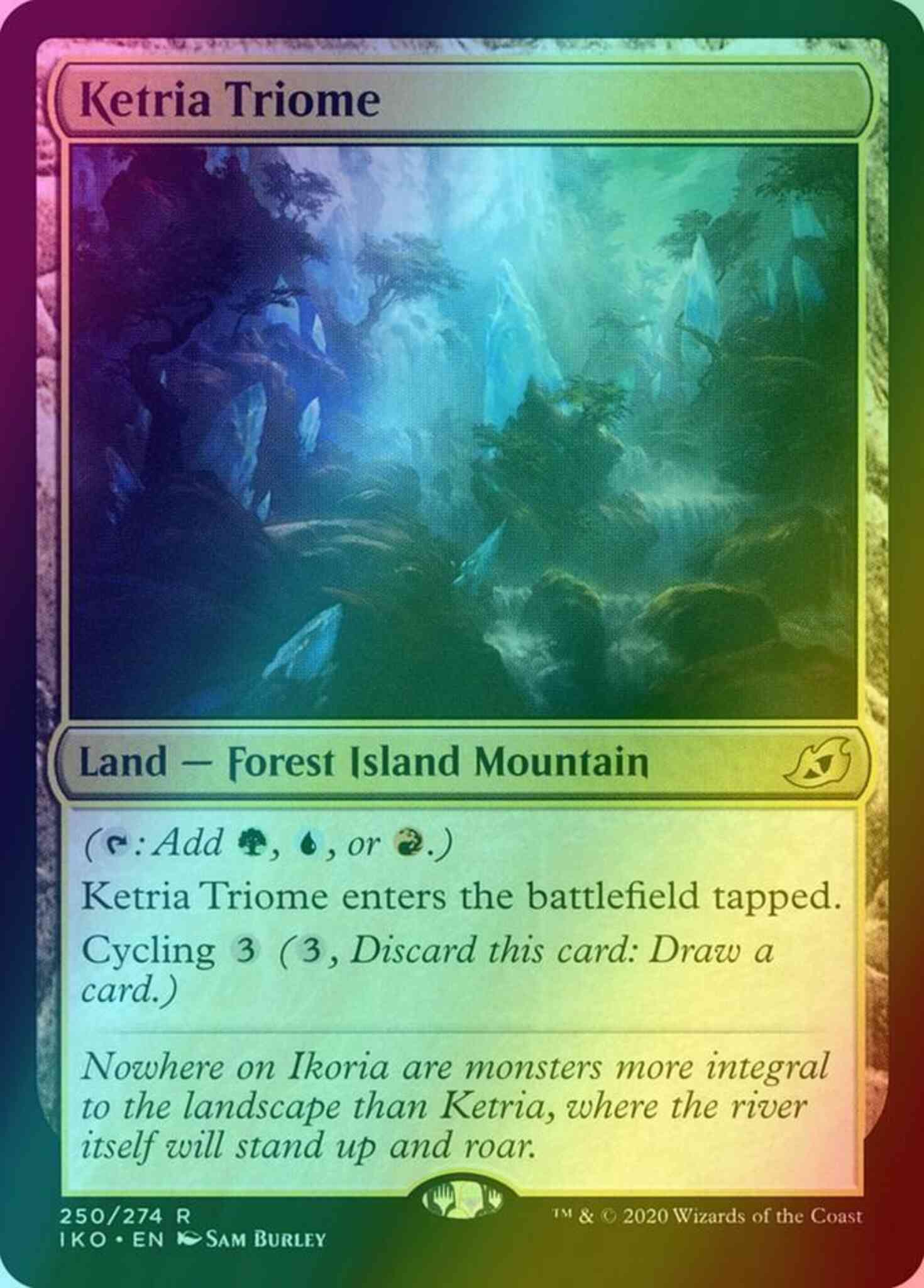 Ketria Triome [250] [Ikoria: Lair of Behemoths] [Foil] – Face to Face Games