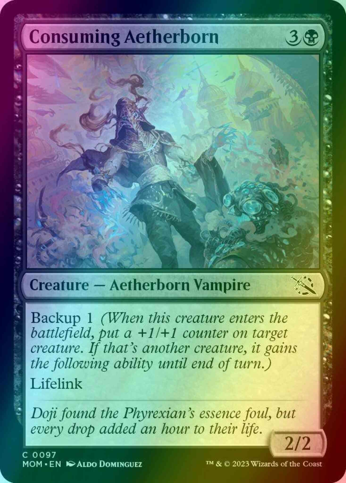 Consuming Aetherborn [97] [March of the Machine] [Foil] – Face to Face Games