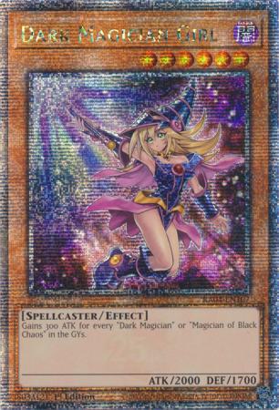 Dark Magician Girl - 7th Art - RA04-EN107 - Quarter Century Secret Rare - 1st Edition