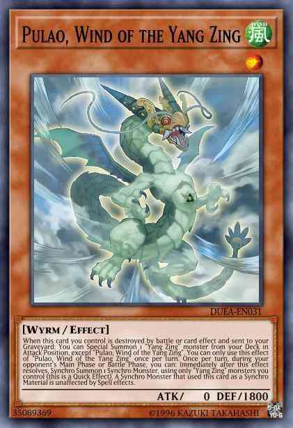 Pulao, Wind of the Yang Zing - DUEA-EN031 - Super Rare - 1st Edition