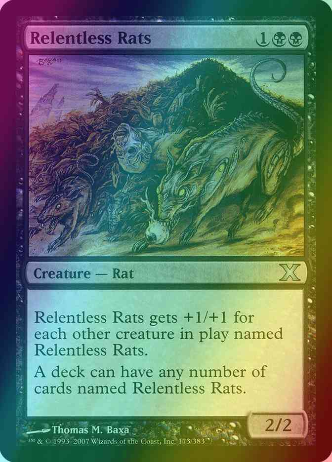 Relentless Rats [173] [Tenth Edition] [Foil] – Face to Face Games