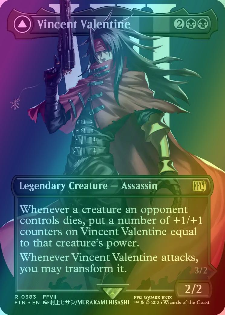 vincent final fantasy mtg Magic The Gathering - Universes Beyond - you may transform it mtg final fantasy vincent valentine