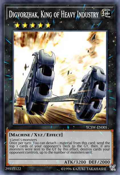 Digvorzhak, King of Heavy Industry - INCH-EN050 - Super Rare - 1st Edition