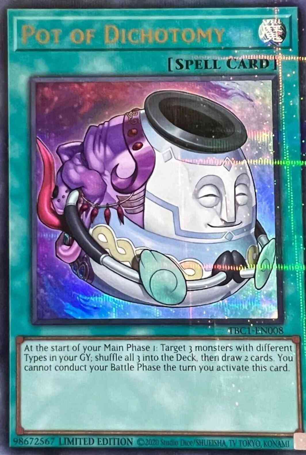 Pot of Dichotomy - TBC1-EN008 - Ultra Parallel Rare - Limited