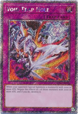 Void Trap Hole - RA04-EN190 - Platinum Secret Rare - 1st Edition