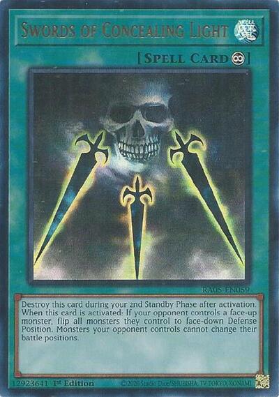 Swords of Concealing Light - RA05-EN059 - Ultra Rare - 1st Edition