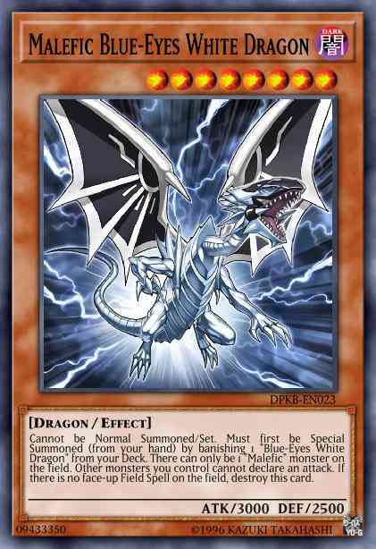 Malefic Blue-Eyes White Dragon - YMP1-EN002 - Secret Rare - Limited