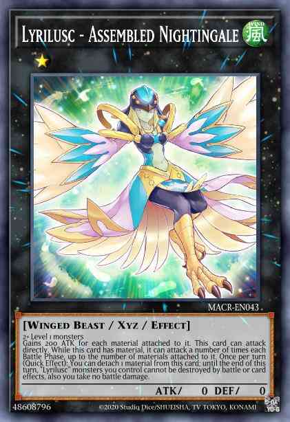Lyrilusc - Assembled Nightingale - MACR-EN043 - Super Rare - 1st Edition