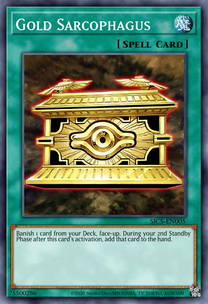 Gold Sarcophagus - PGLD-EN068 - Gold Rare - 1st Edition