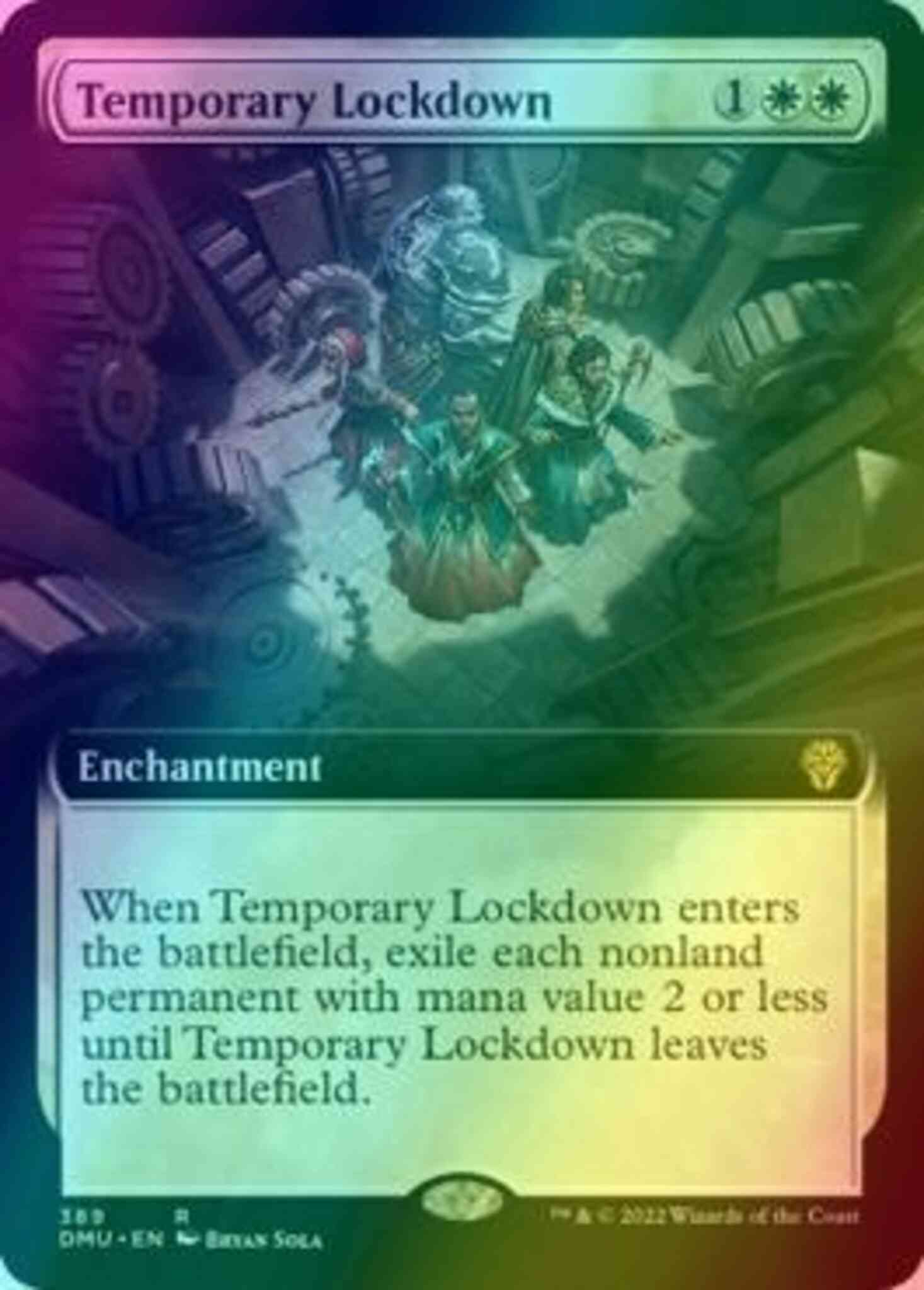 mtg lockdown cards Temporary Lockdown [389] [Extended Art] [Dominaria United] [Foil] – Face to  Face Games