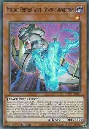 Meklord Emperor Wisel - Synchro Absorption - LED7-EN017 - Super Rare - Unlimited