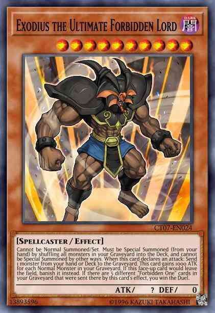 Exodius the Ultimate Forbidden Lord - MIL1-EN007 - Common - 1st Edition