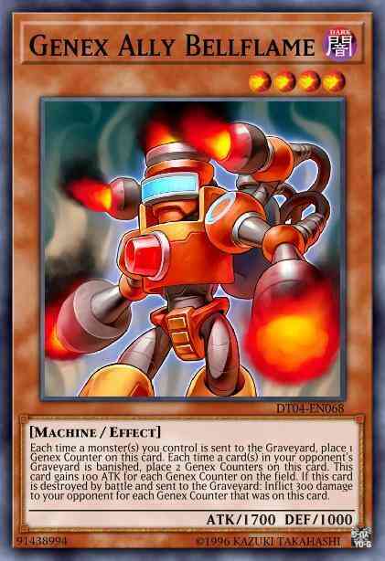 Genex Ally Bellflame - HA04-EN038 - Super Rare - 1st Edition