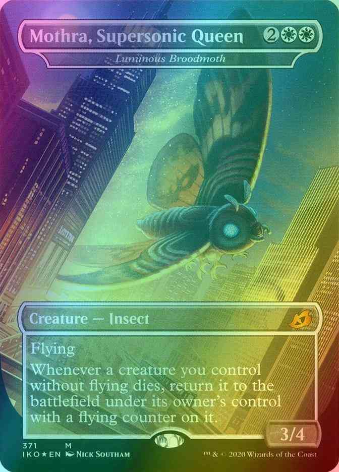Mothra, Supersonic Queen - Luminous Broodmoth [371] [Alternate Art