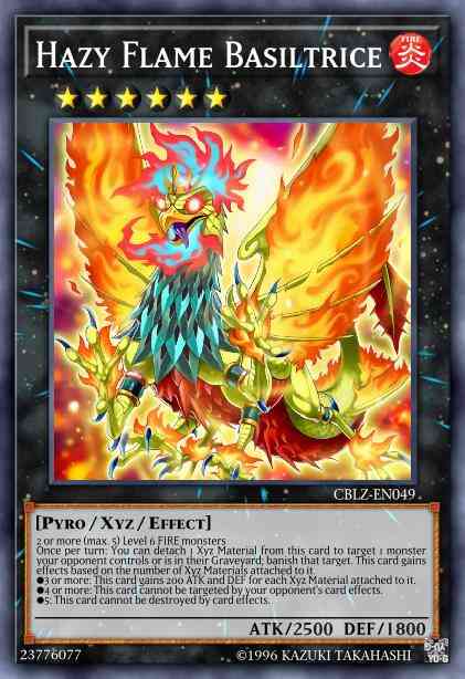 Hazy Flame Basiltrice - CBLZ-EN049 - Rare - Unlimited