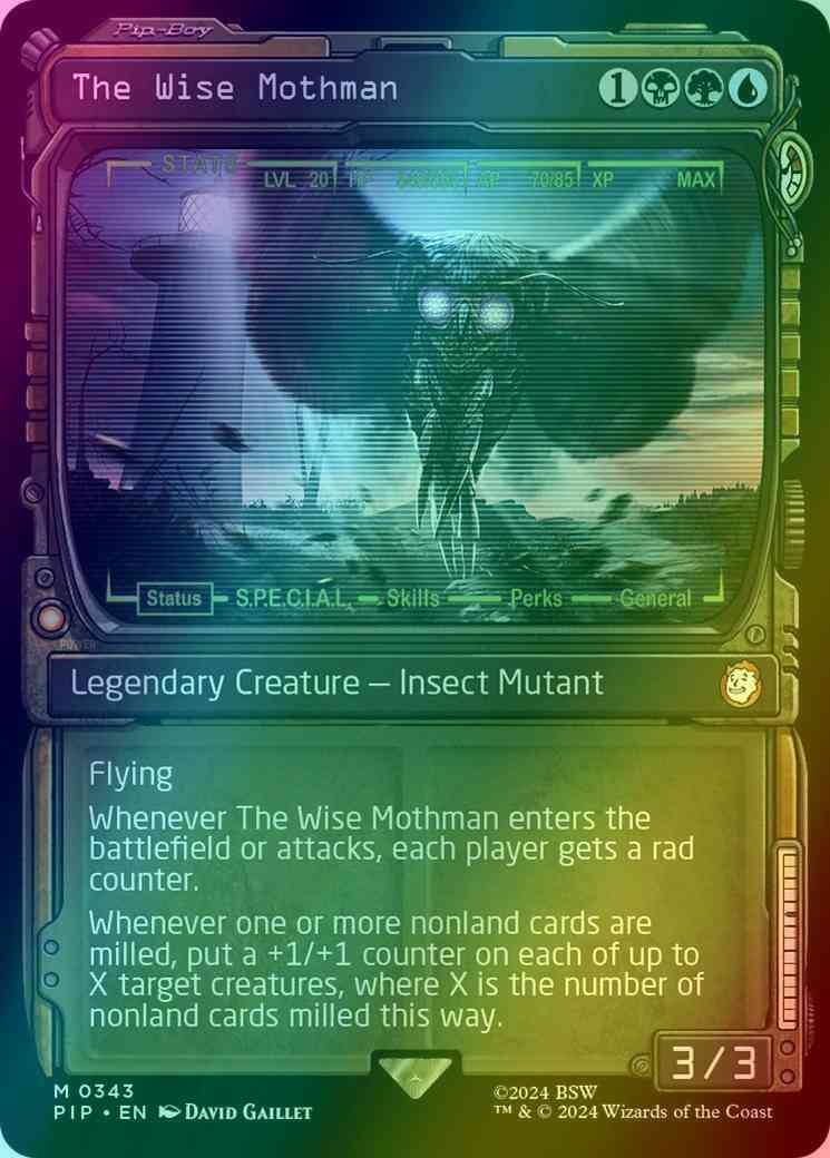 The Wise Mothman [343] [Pip-Boy Showcase] [Fallout] [Foil] – Face to Face  Games