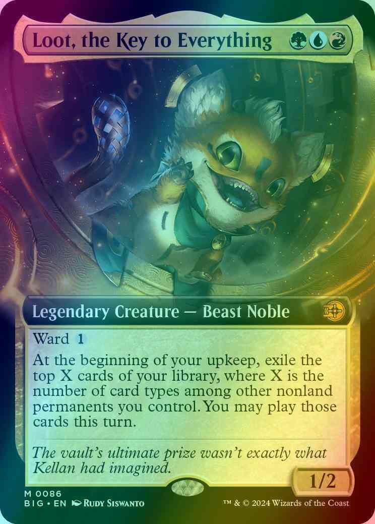 Loot, the Key to Everything [86] [Extended Art] [The Big Score] [Foil] –  Face to Face Games