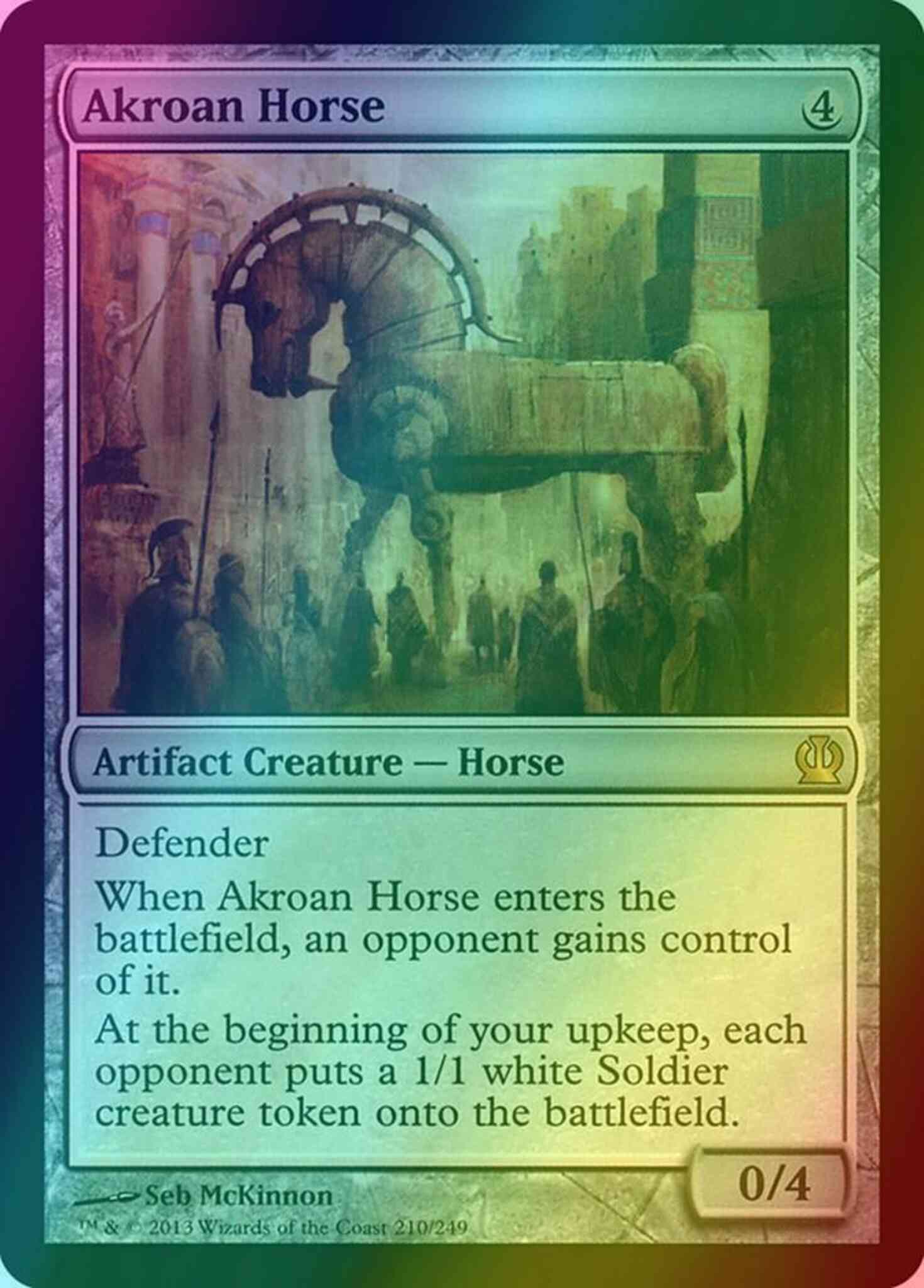 Akroan Horse [210] [Theros] [Foil] – Face to Face Games