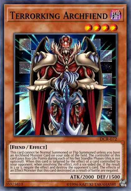 Terrorking Archfiend - DR1-EN234 - Super Rare - Unlimited