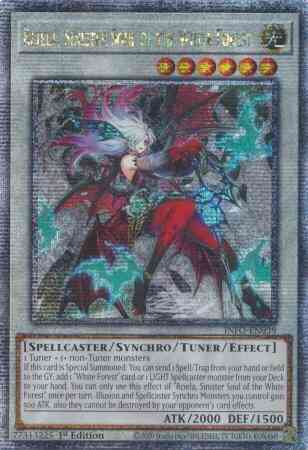 Rciela, Sinister Soul of the White Forest - INFO-EN039 - Quarter Century Secret Rare - 1st Edition