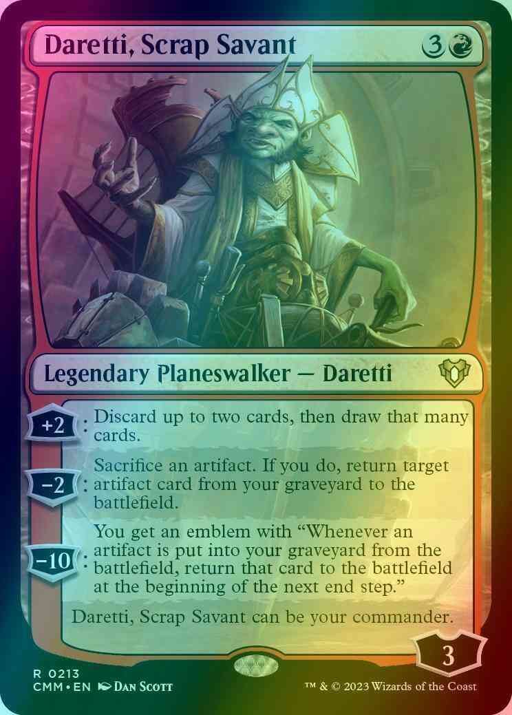 Daretti, Scrap Savant