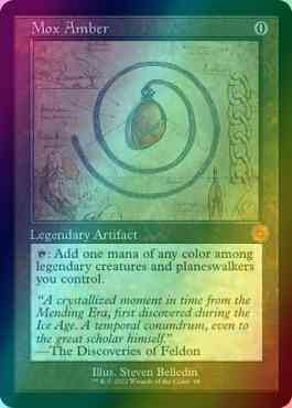 Mox Amber [98] [Retro Frame] [Schematic] [The Brothers' War Retro