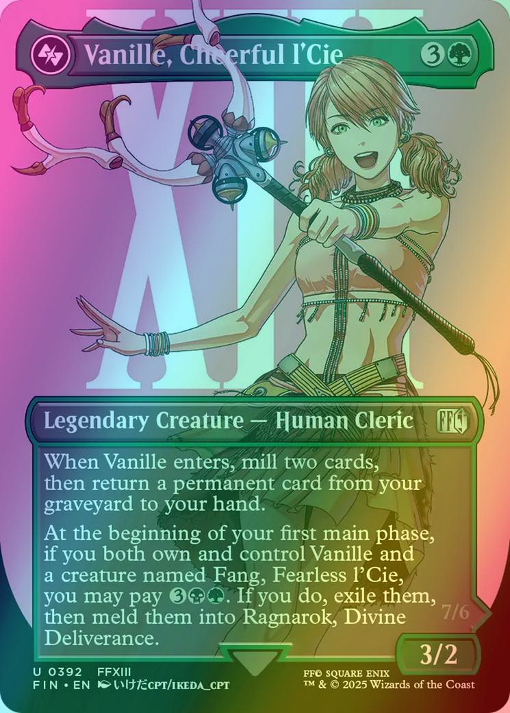 Fang & Vanille Borderless Foil Cards FINAL FANTASY Magic: The Gathering, Near Mint, English Fang & Vanille Borderless Foil Cards FINAL FANTASY Magic: The Gathering, Near Mint, English