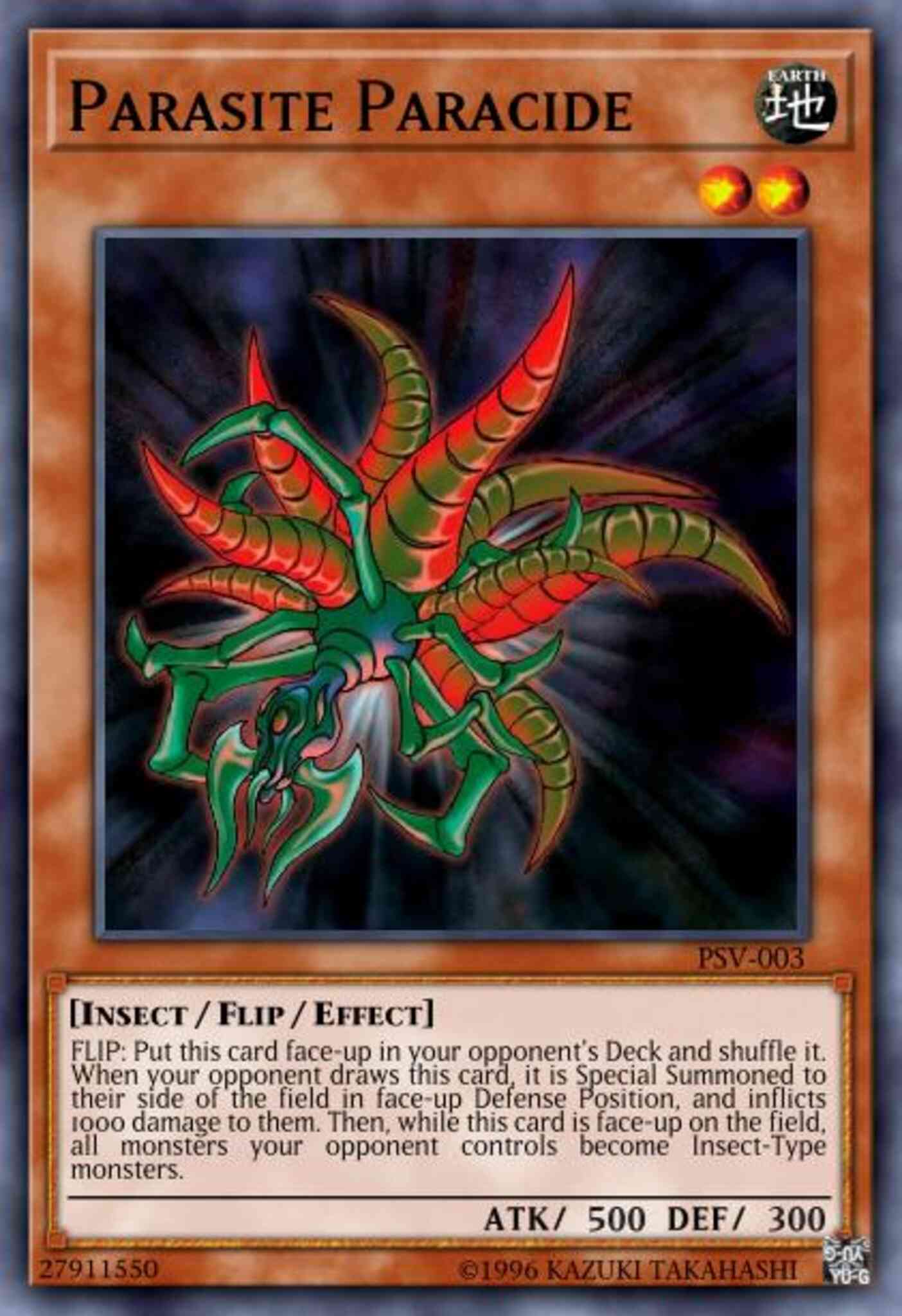 Parasite Paracide - PSV-003 - Super Rare - Unlimited