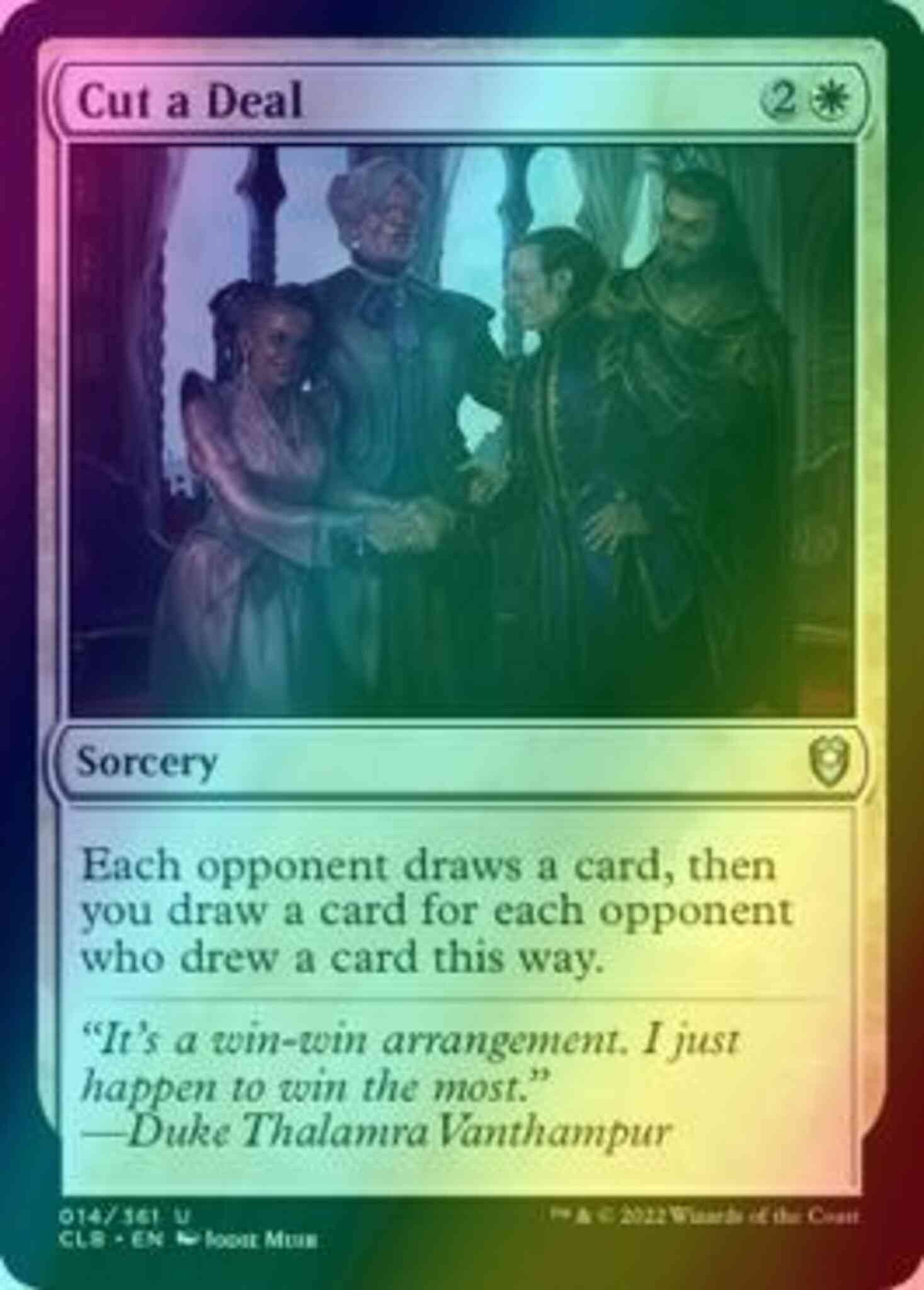 Cut a Deal [14] [Commander Legends: Battle for Baldur's Gate] [Foil] – Face  to Face Games