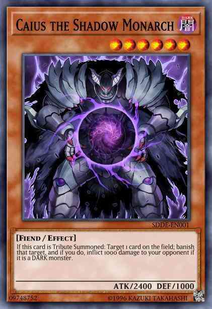 Caius the Shadow Monarch (Purple) - DL15-EN006 - Rare - Unlimited