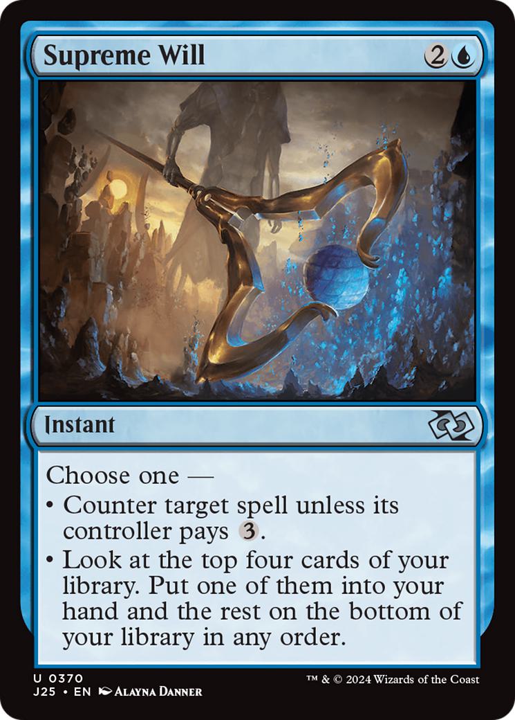 Supreme Will [370] [Foundations: Jumpstart] [Non-Foil] – Face to Face Games