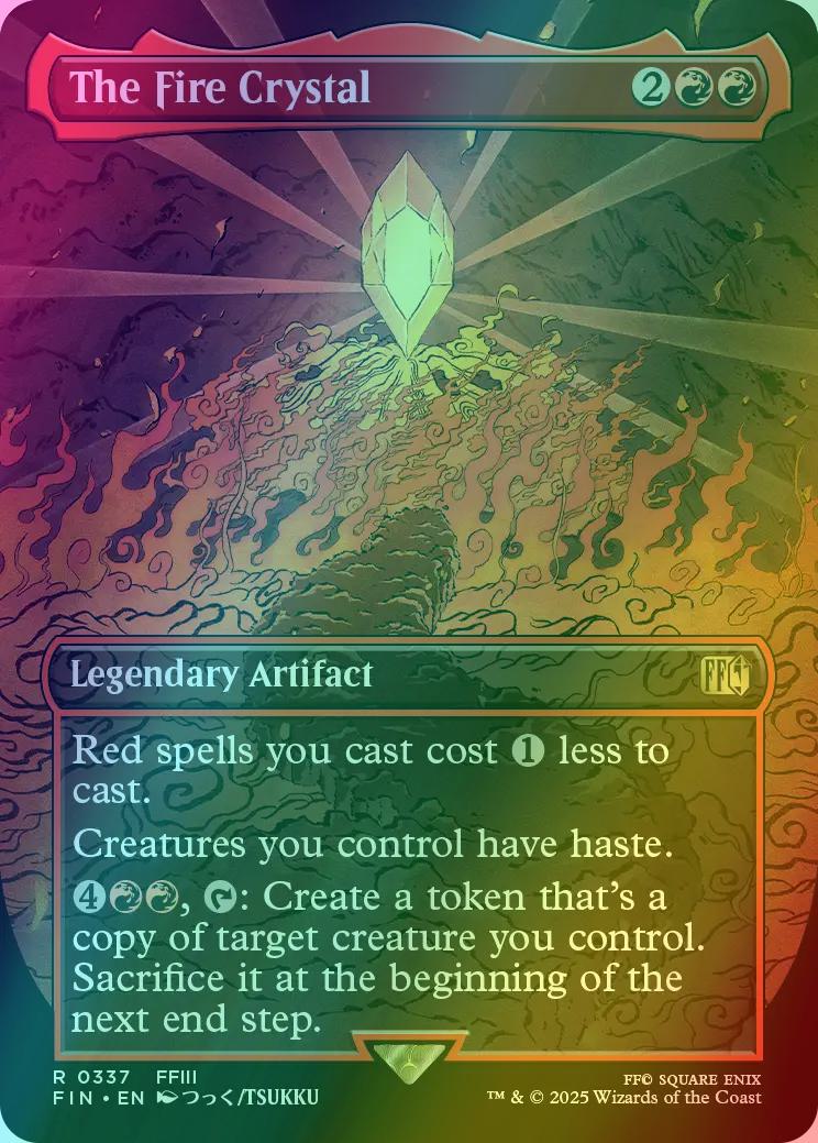 The Fire Crystal [337] [Borderless] [FINAL FANTASY] [Foil] – Face to Face  Games