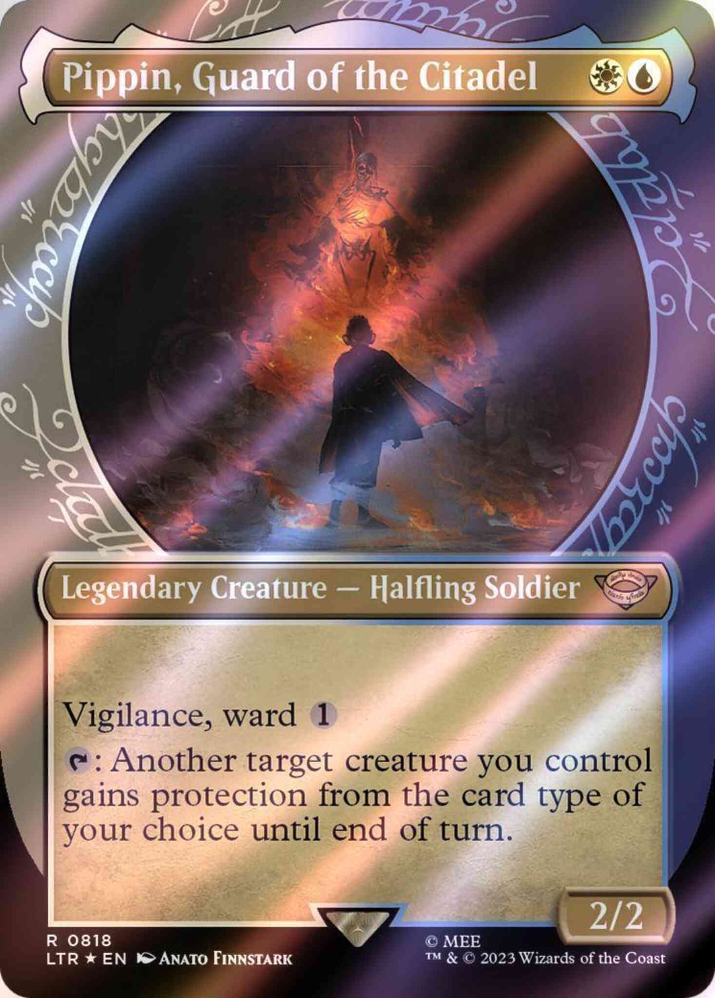 Pippin, Guard of the Citadel [818] [Ring Showcase] [The Lord of the Rings:  Tales of Middle-earth] [Surge Foil] – Face to Face Games