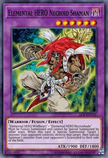 Elemental HERO Necroid Shaman - DR04-EN216 - Common - Unlimited