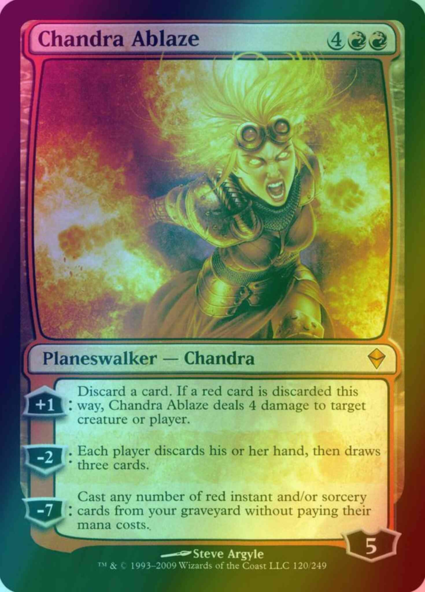 Chandra Ablaze [120] [Zendikar] [Foil] – Face to Face Games