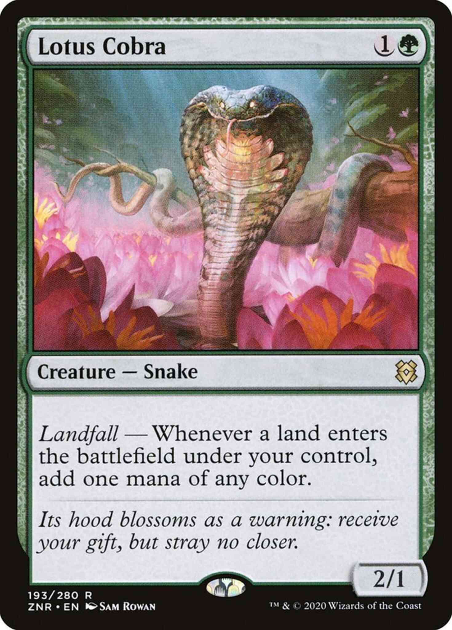 Lotus Cobra [193] [Zendikar Rising] [Non-Foil] – Face to Face Games