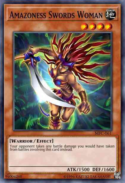 Amazoness Swords Woman - GLD3-EN006 - Common - Limited