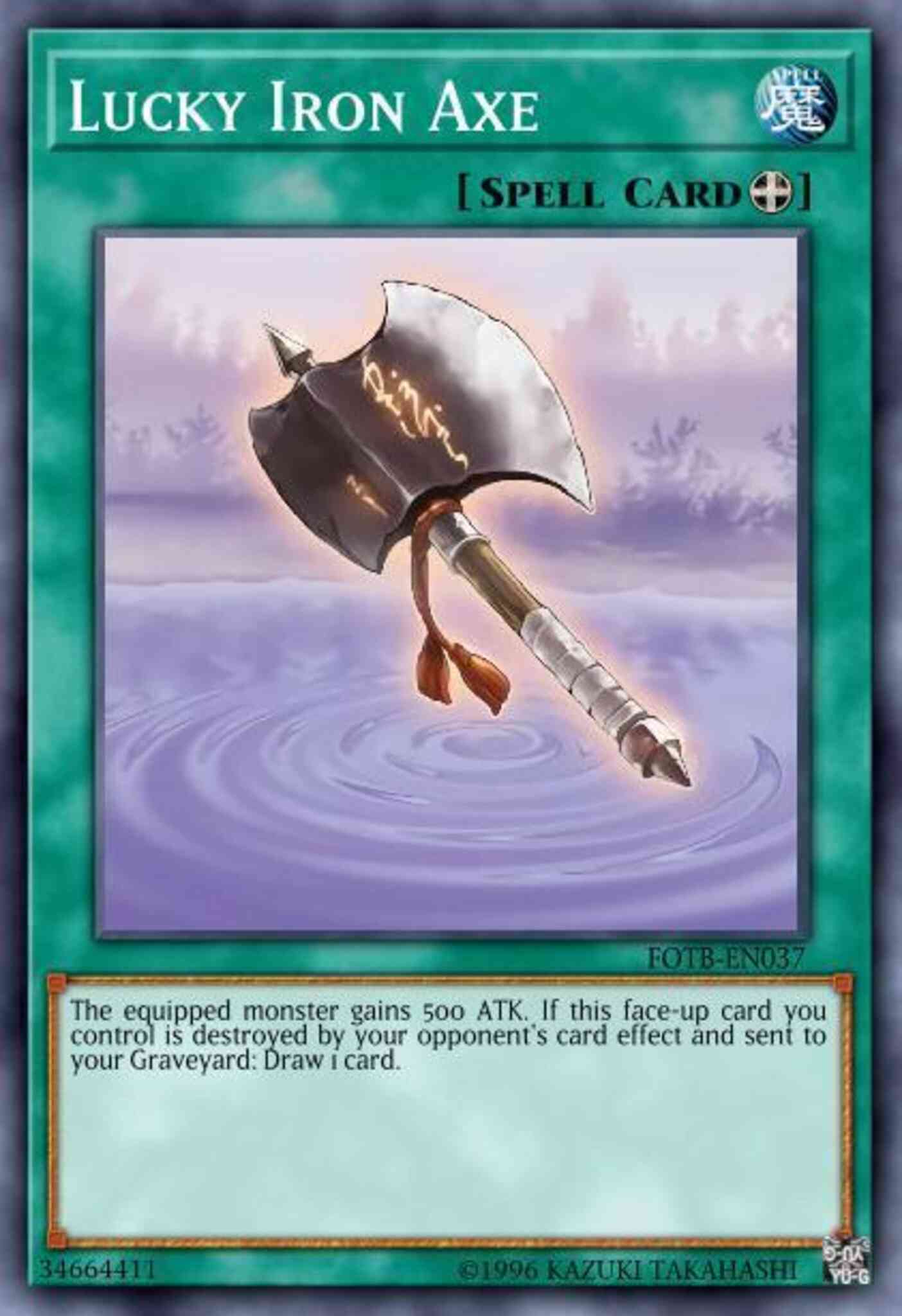 Lucky Iron Axe - FOTB-EN037 - Ultimate Rare - Unlimited