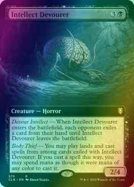 mtg devour cards Intellect Devourer [575] [Extended Art] [Commander Legends: Battle for  Baldur's Gate] [Foil] – Face to Face Games