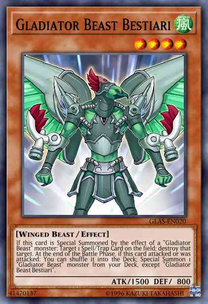 Gladiator Beast Bestiari - LCGX-EN237 - Secret Rare - Unlimited
