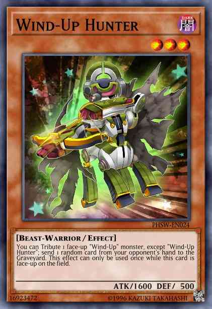 Wind-Up Hunter - PHSW-EN024 - Super Rare - 1st Edition