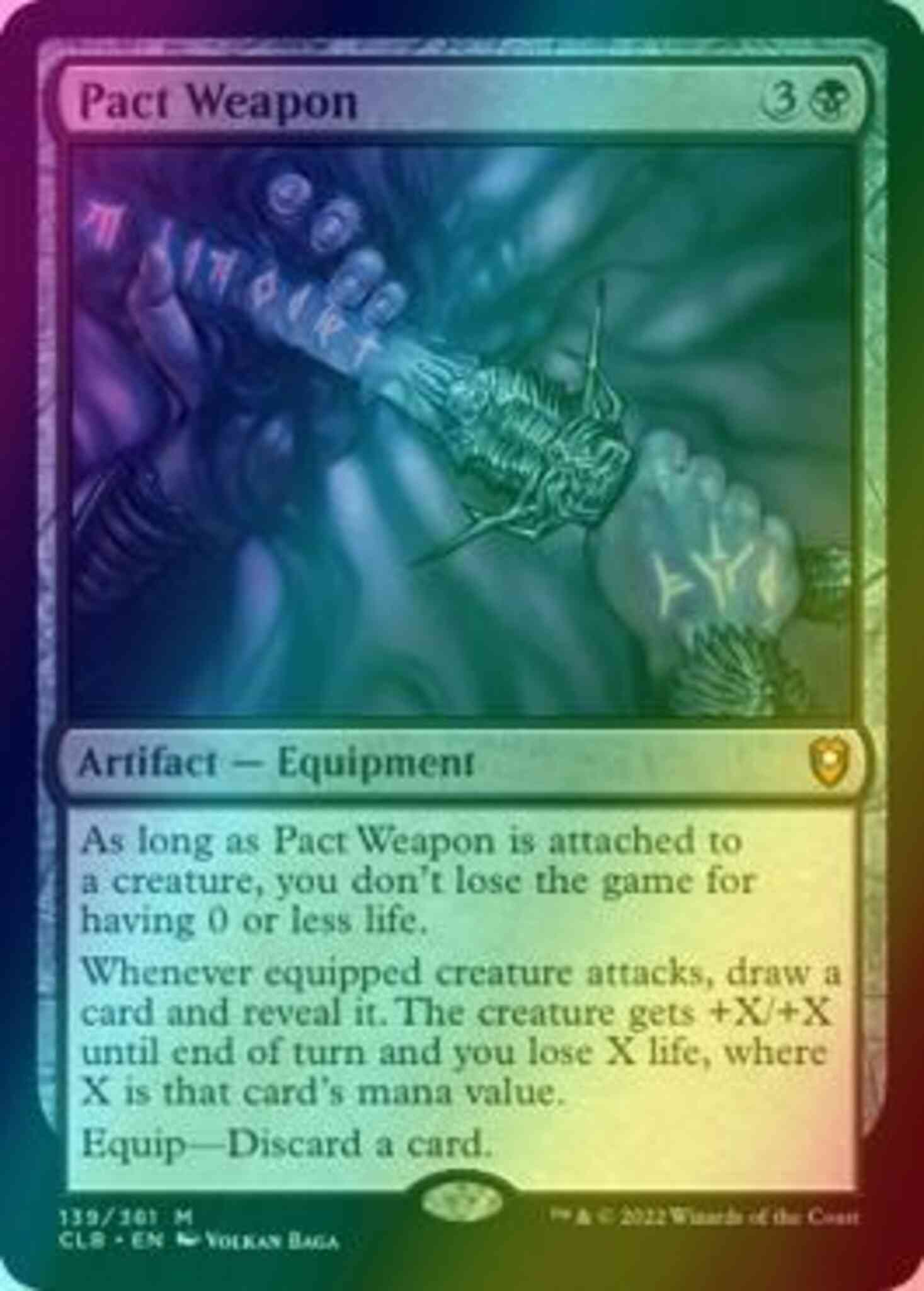 mtg pact cards Pact Weapon [139] [Commander Legends: Battle for Baldur's Gate] [Foil] –  Face to Face Games