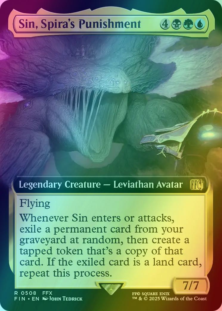 Sin, Spira's Punishment [508] [Extended Art] [FINAL FANTASY] [Foil] – Face  to Face Games