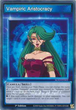 Vampiric Aristocracy - SGX3-ENS03 - Common - 1st Edition