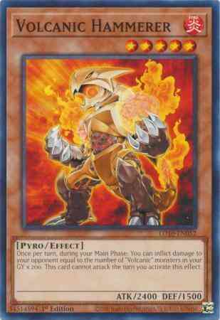 Volcanic Hammerer - LD10-EN052 - Common - 1st Edition